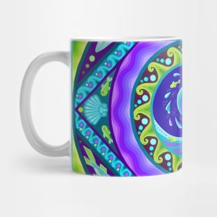 Fish Wave Mandala Mug